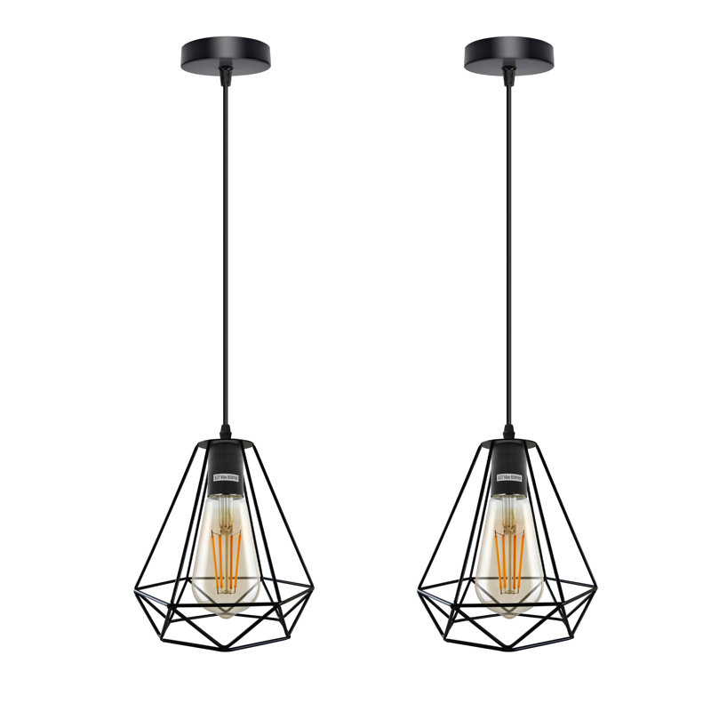 2 - Light Pendant, Black