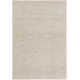 Handwoven Flatweave Ivory Area Rug