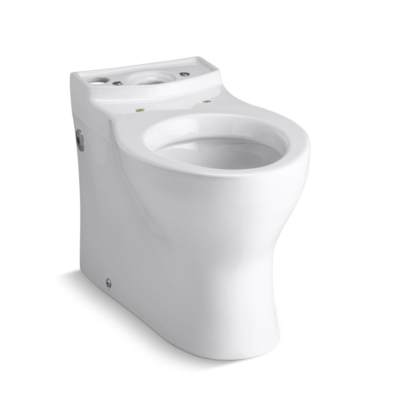 Cuvette de toilette allongée, moins de siège persuade, Blanc