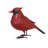 Metal Cardinal Statue