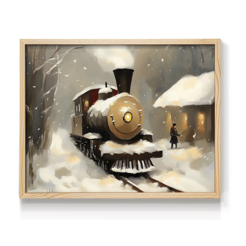 «Chirstmas Art» - DCCCL XXV - Impression encadrée - Restickable, H 8 po x l 10 po, Naturel