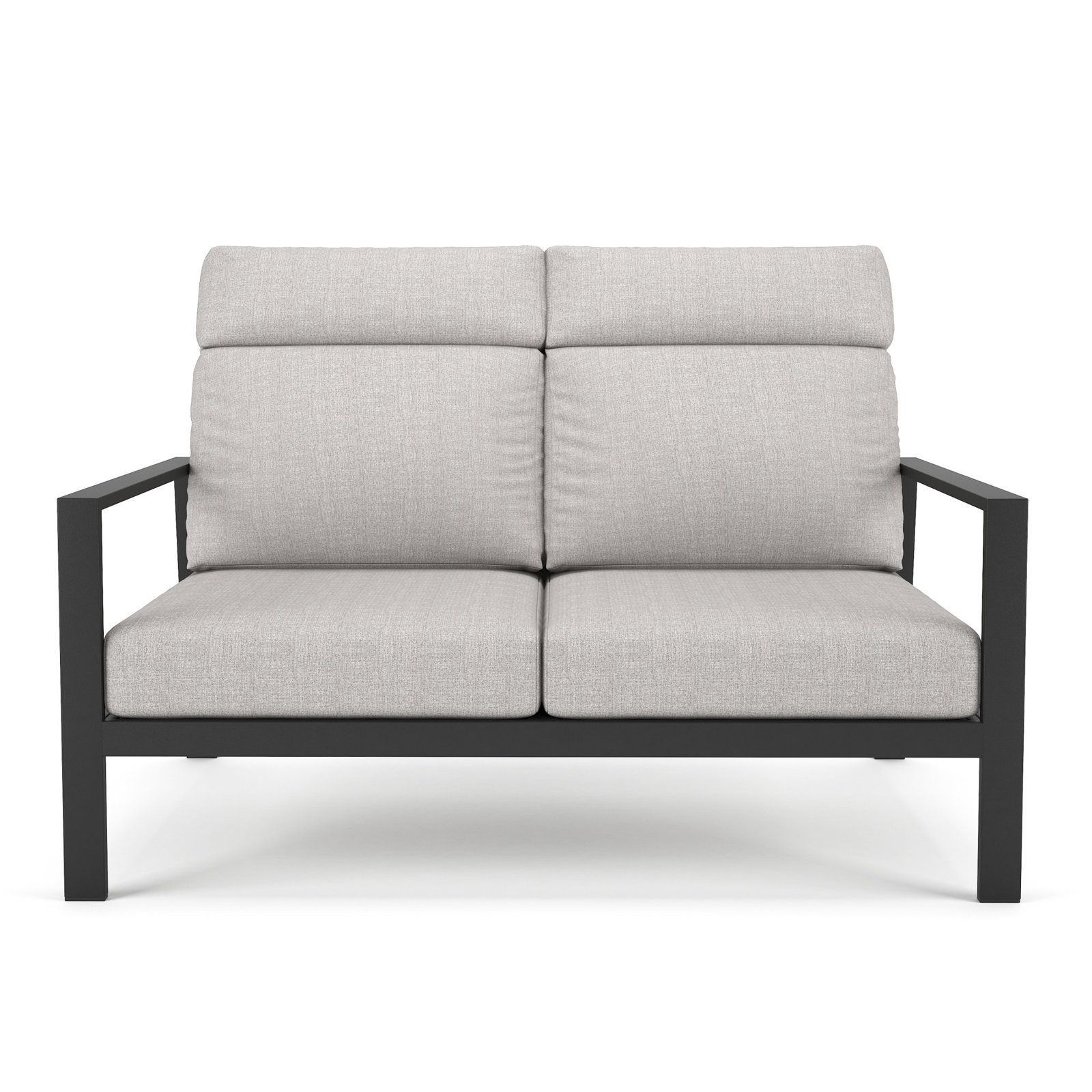 Townsend 55" Sunbrella® Patio Loveseat, Canvas Granite, No, None
