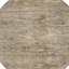 Tapis intérieur lavable rond 8 pi brun et taupe Aztec