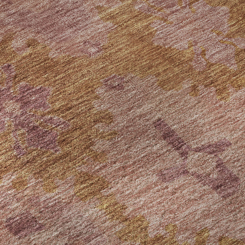 Premium Machine Washable Lubbers AMF1760 Border Rug, Rectangle 1'8" x 2'6"