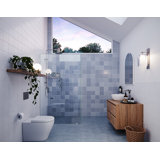Vela 45 in. x 78 in. Fully Frameless Single Fixed Shower Panel