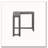 Accent Table, Console, Entryway, Narrow, Corner, Living Room, Bedroom, Grey Laminate, Contemporary, Modern-749891271