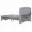 Wooden LED Platform Bed with Trundle-1925299501-1925299497