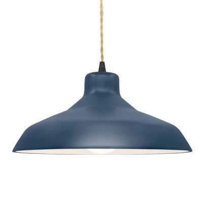 Luminaire suspendu en forme de dôme à 1 lumière Fallon