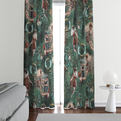 Semi Sheer Curtain Pair