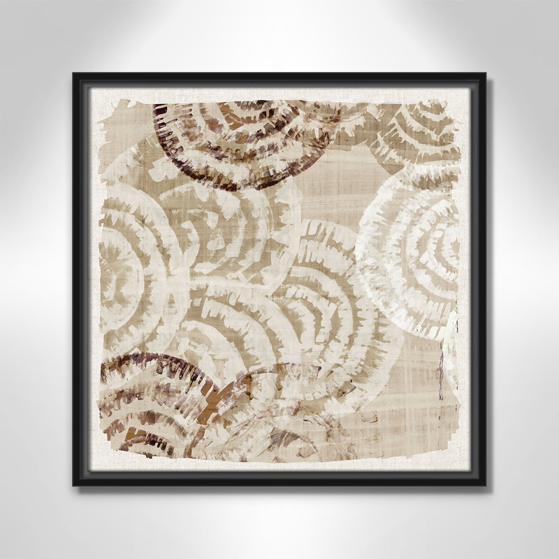 Motif Whicker II par Eva Watts, H 17,5 po x l 17,5 po, Noir