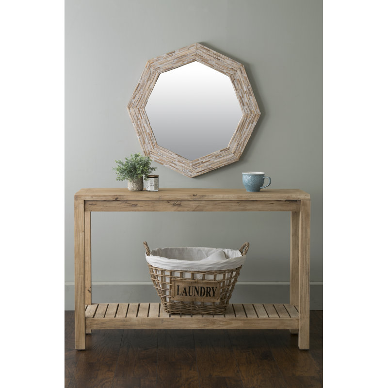 Fources 47.25'' Solid Wood Console Table, Tan