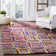 Anaheim Nantucket Hand Tufted Cotton/Jute Abstract Rug in Pink/Beige