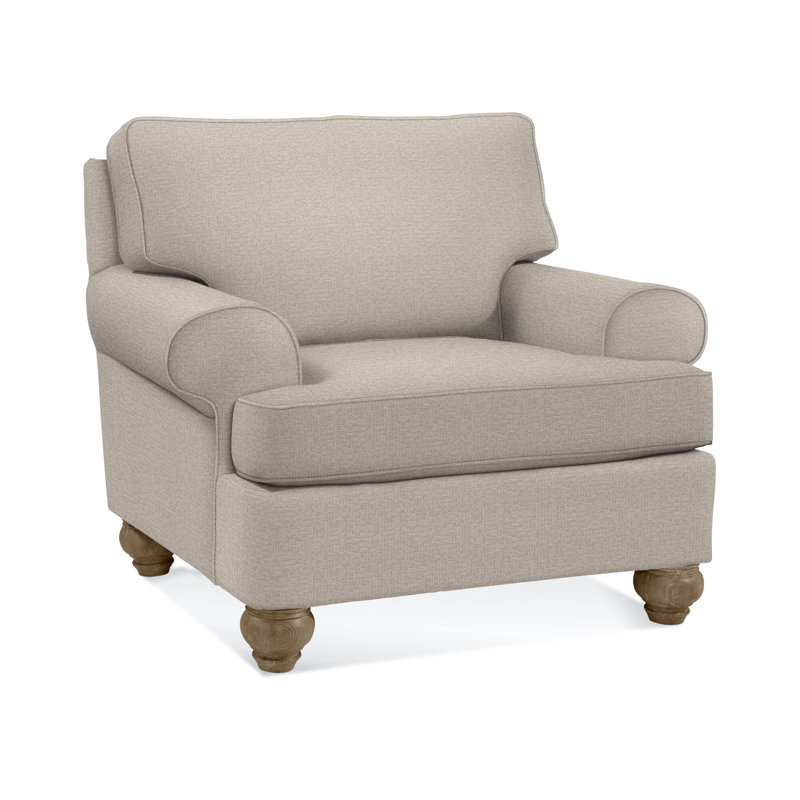 Artisan Landing Armchair, Beige Performance Fabric; 0851-73, Sunweather