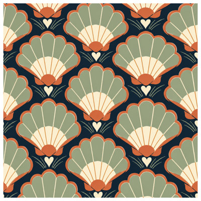 Fan Shell Motif Comforter
