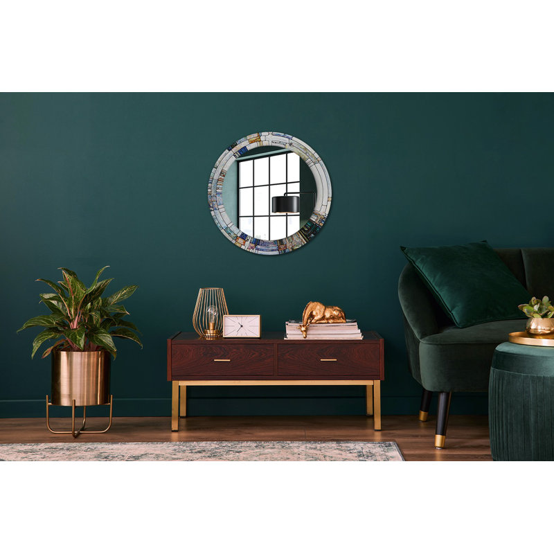 Huldar Glass Flat Wall Mirror