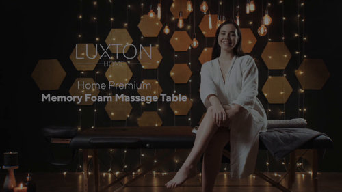 Luxton Home Premium Memory Foam Massage Table Brookstone