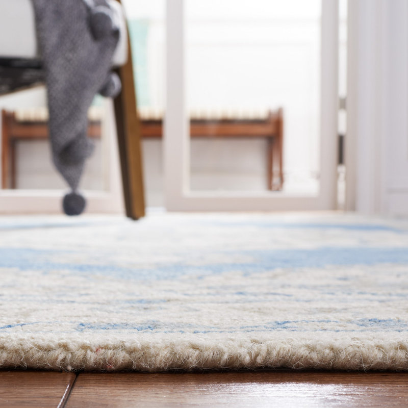 Metro Hand Tufted Wool And Cotton With Latex Oriental Rug, Rectangle 8' x 10'