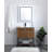 Gerard 30'' Single Bathroom Vanity with Porcelain Top-873540283