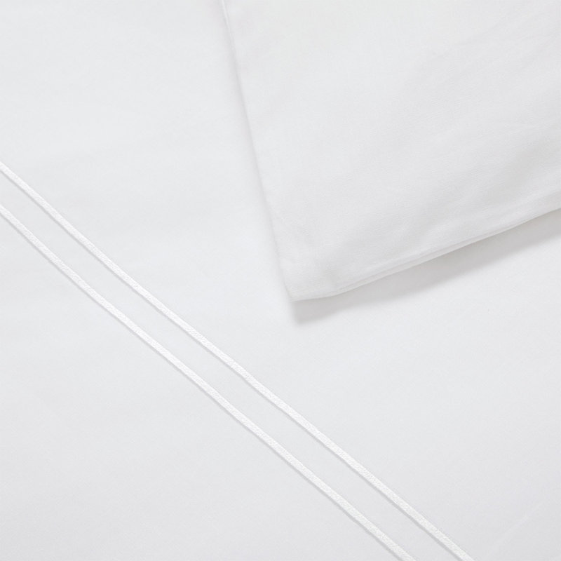 Duo Orange Twin Duvet Cover, Queen Duvet Cover, White