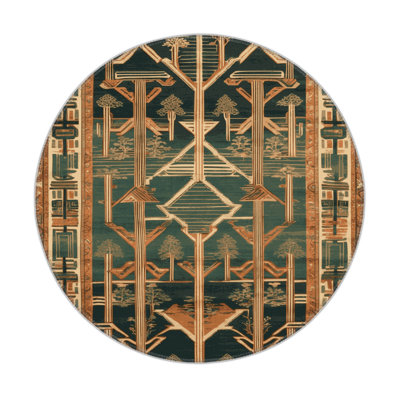 Tapis vert intérieur et extérieur ArtDeco