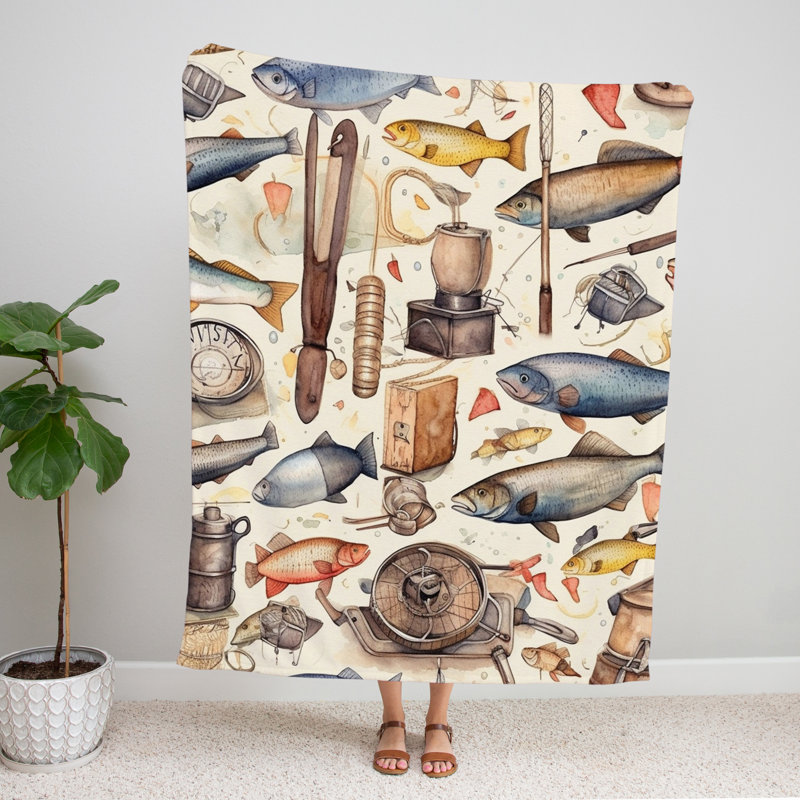 Throw Blanket, 51" W x 60" L