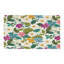 Tapis tressé à motif floral printanier-106464416