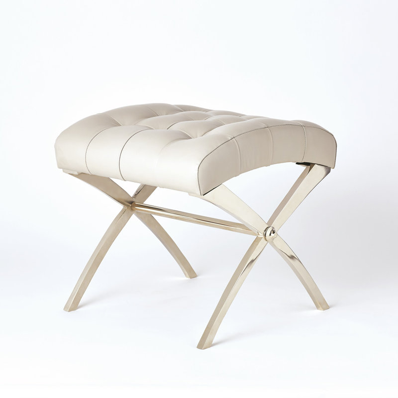 Scarlet Stool, Nickel, Gray
