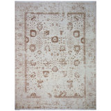Oriental Area Rug in Gold