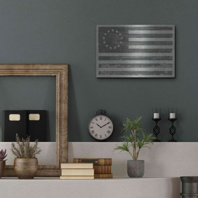 " Slate American Flag " by Sue Schlabach