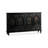 Modern Black Solid Wood Sideboard