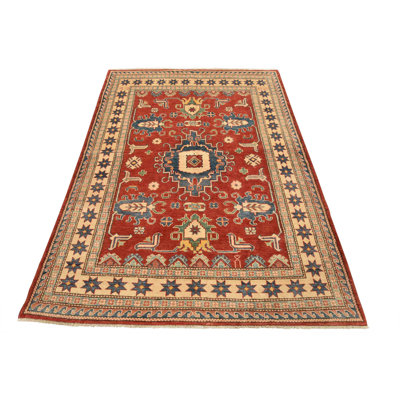 One-of-a-Kind 5'11" X 7'8" Wool Area Rug in Red
