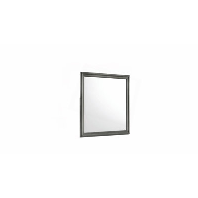 Miroir de style moderne Blaze en bois (seulement miroir)