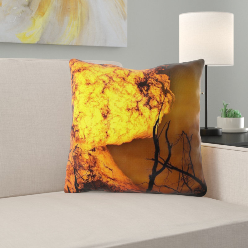 Microsuede Throw Pillow