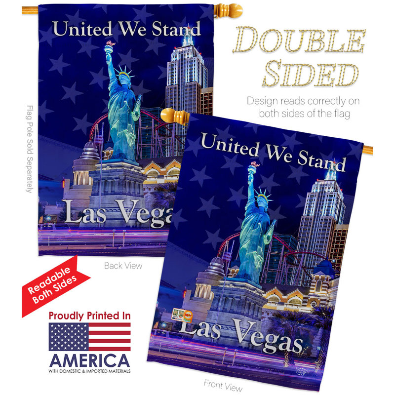 Double Sided 40'' H x 28'' W Polyester House Flag