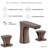 Monaco 8 in. Widespread, 2-Handle, Bathroom Faucet-52010216