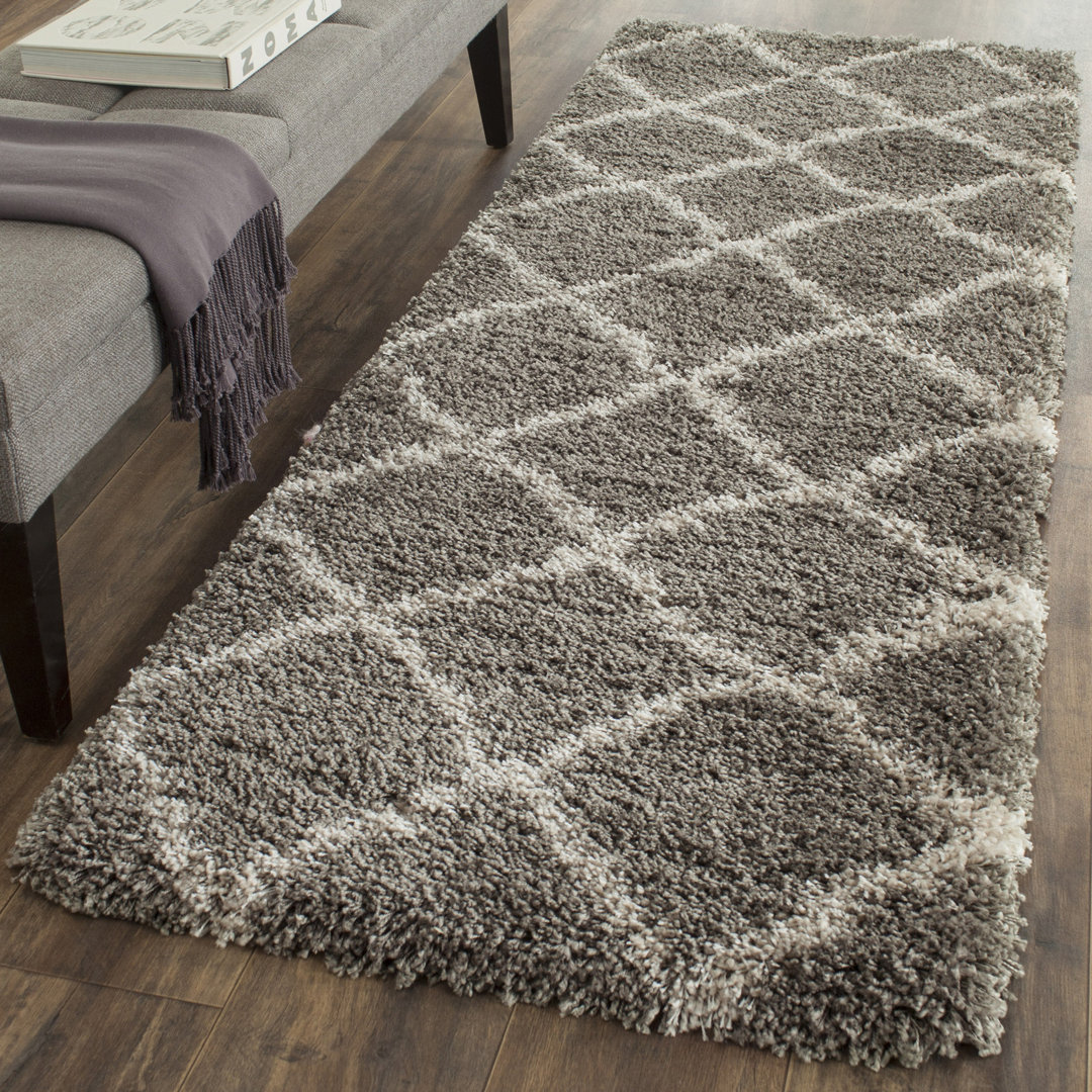 Bertle Shag Performance Geometric Rug House of Hampton® Rug 