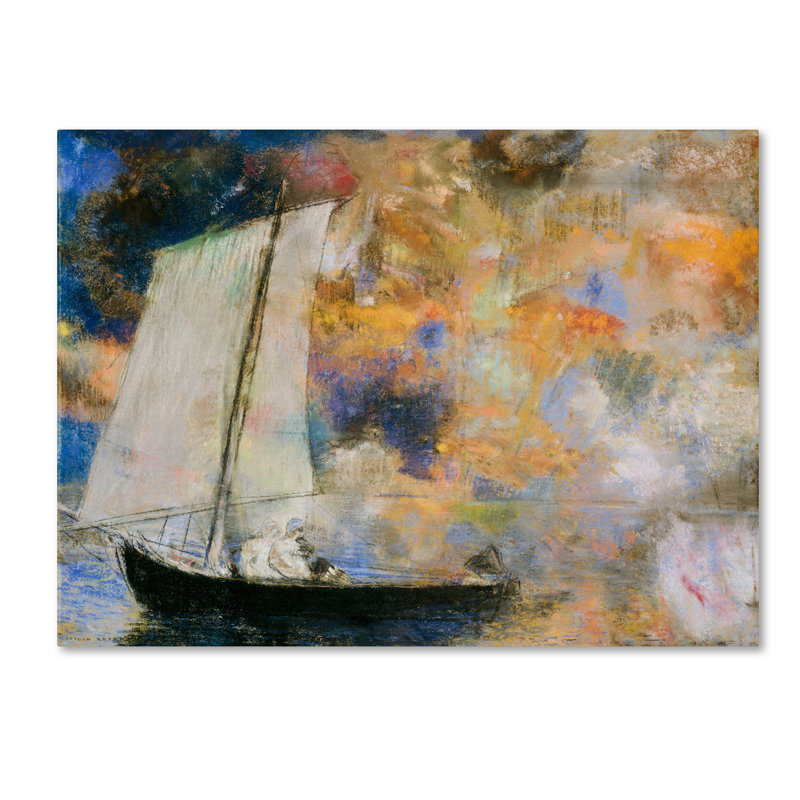 « fleur clouds », impression sur toile tendue, H 24 po x l 32 po