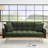 Modern Sofa69 "Green Sofa Bed, Adjustable Sofa Teddy 2 Throw Pillows