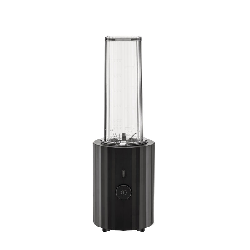Alessi Plisse Personal Smoothie Blender, Black