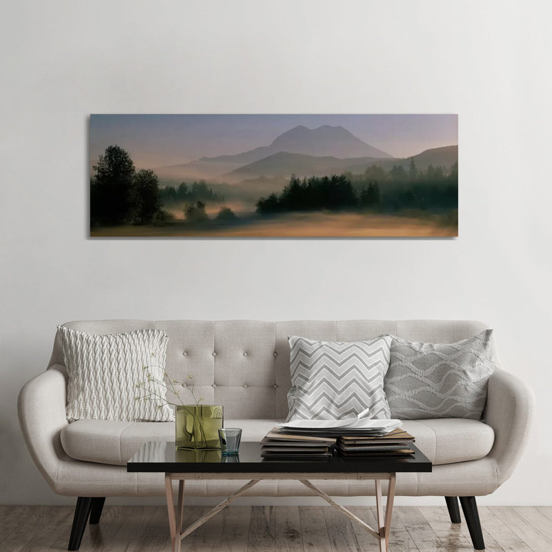 Sunrise, Mount Rainier Mount Rainier National Park, Washington State, USA - No Frame Panoramic Print on Canvas