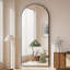 Miroir arqué en aluminium incassable pleine longueur - Basics by Wayfair ™-1349171394-1363628645