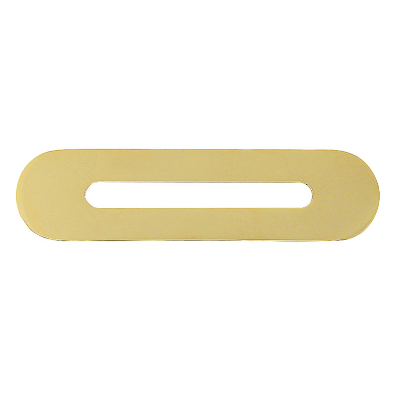 Kingston Brass Made to Match Bathtub Overflow Hole Cover, Polished Brass