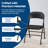 Red Barrel Studio® Sudden Comfort All Steel Folding Chair Set, Chicory Frame (Set of 4)-2082232240