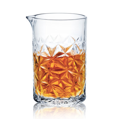 Bar Mixing Glass, Seamless Pitcher for Stirred Cocktails with Weighted Bottom, Old Fashioned Bartender Accessory and Tool - 18oz 530ml