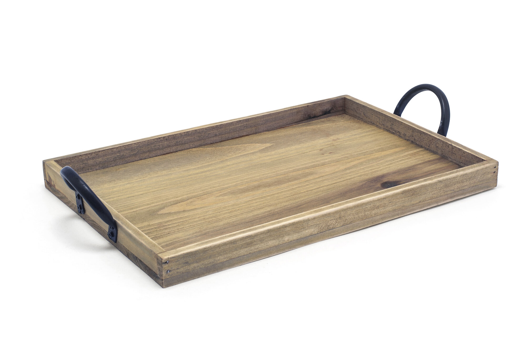 Front Of The House Rustic Wood™ Solid Wood Tray - Set of 2 & Reviews ...