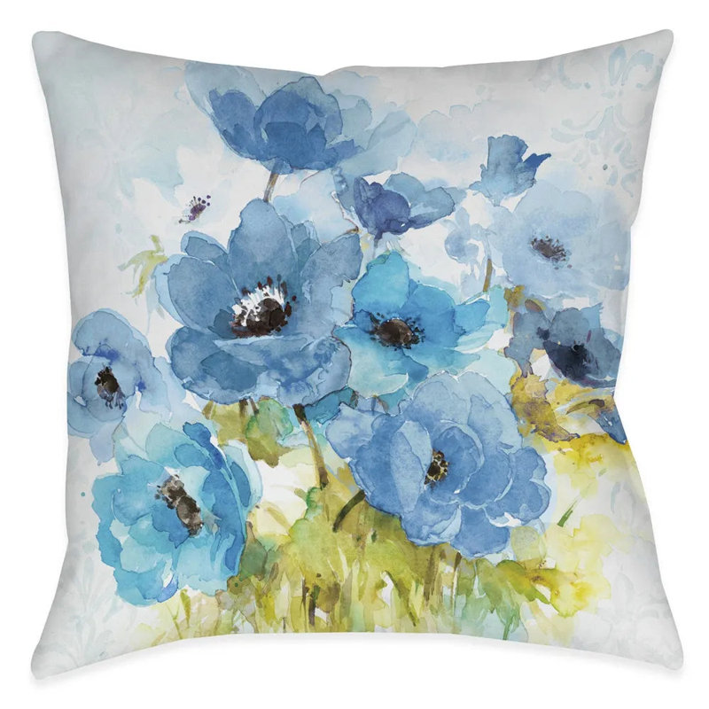 Coussin décoratif Blue Bouquet