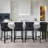 Alaster Upholstered Counter Stool with Solid Wood Frame-1107992073