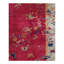 Floral Area Rug in Flush Mahogany