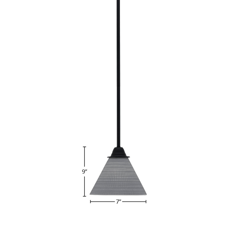 Paramount Stem Hung Pendant, Gray
