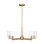 Fullton Dining Room Chandelier With Clear Shade